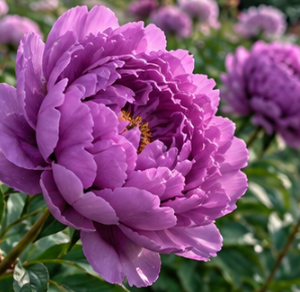 Півонія «Жозефіна»: Пурпурові півонії